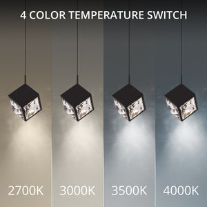 Ice Cube 13-Light Square LED Multi Pendant