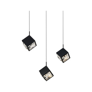 Ice Cube 3-Light Linear LED Multi Pendant