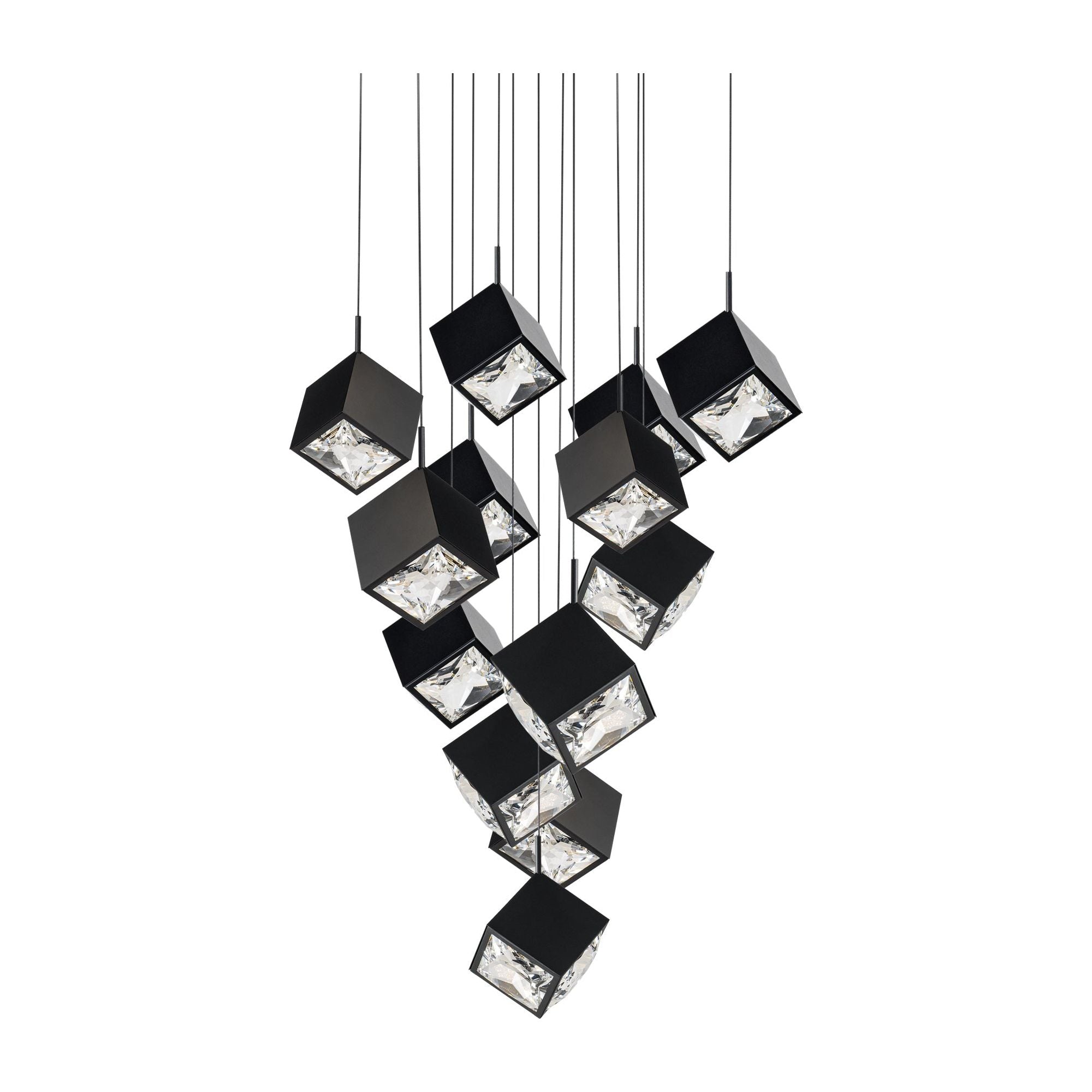 Ice Cube 13-Light Square LED Multi Pendant