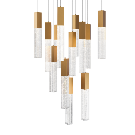 Cinema 13-Light Square Multi Pendant