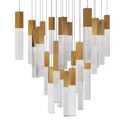 Cinema 25-Light Square Multi Pendant
