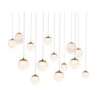 Pisces 14-Light 40" LED Linear Multi Pendant