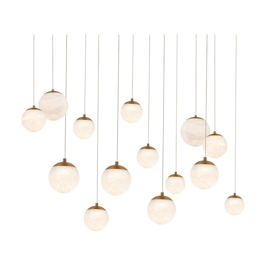 Pisces 14-Light 40" LED Linear Multi Pendant