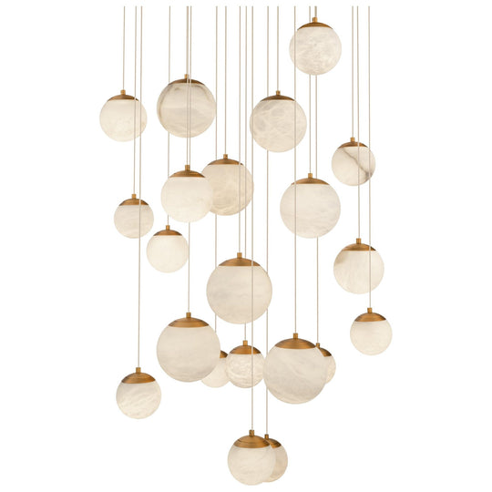 Pisces 21-Light 26" LED Round Multi Pendant
