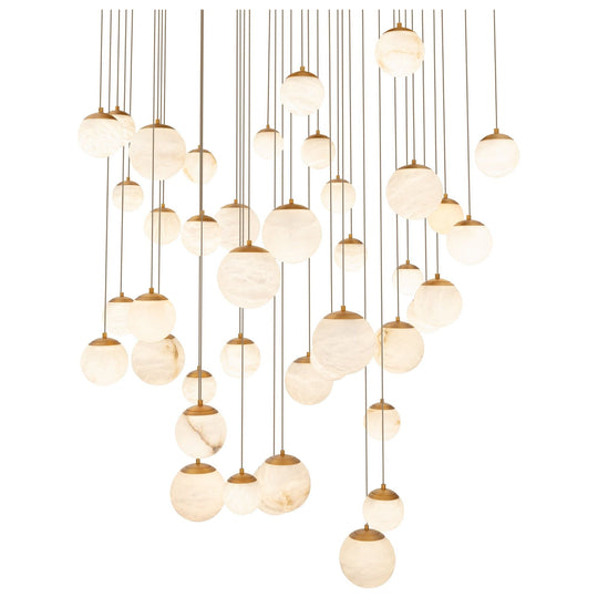 Pisces 41-Light 36" LED Square Multi Pendant