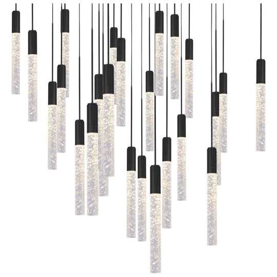 Magic 25-Light 28" LED Square Multi Pendant