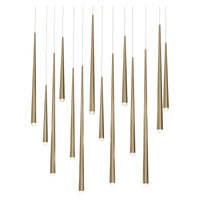 Cascade 14-Light 40" LED Linear Multi Pendant