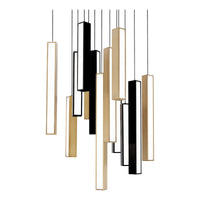 Chaos 13-Light 20" LED Square Multi Pendant