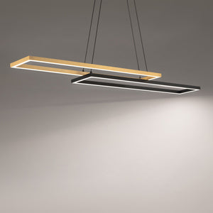 Double Entendre 42" LED Linear Pendant