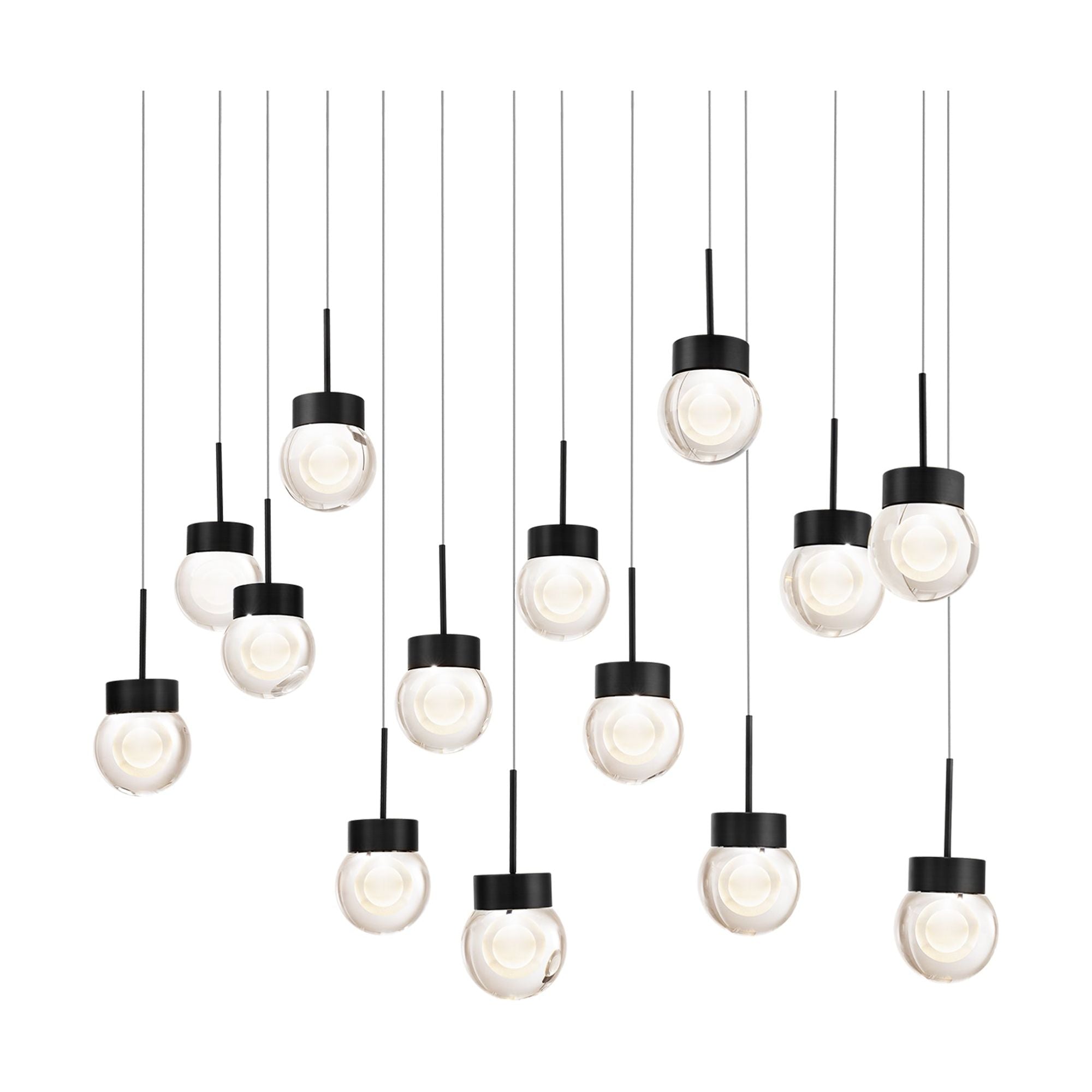 Double Bubble 14-Light 41.8" LED Linear Multi Pendant