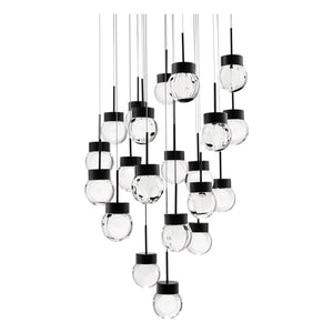 Double Bubble 21-Light 26" LED Round Multi Pendant