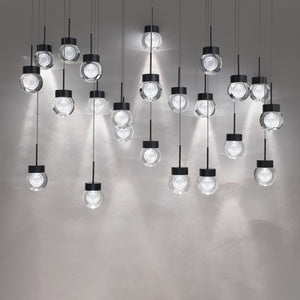 Double Bubble 23-Light 54" LED Linear Multi Pendant