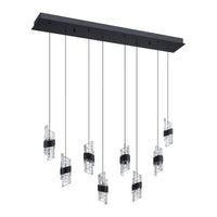 Silhouettes 8-Light LED Rectangular Pendant