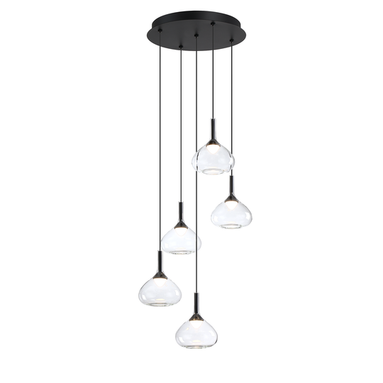 Luce 5-Light LED Pendant Pan