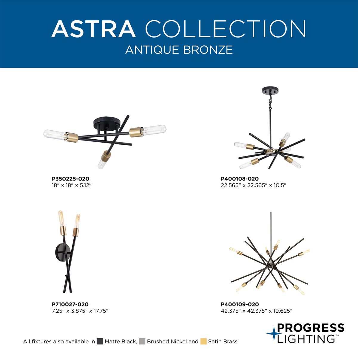 Astra 3-Light Close-to-Ceiling