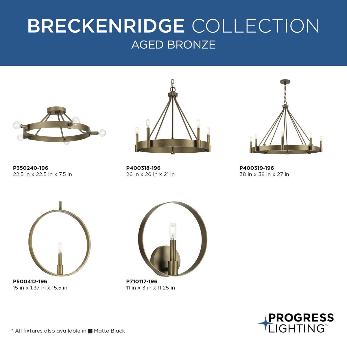 Breckenridge 5-Light Close-to-Ceiling