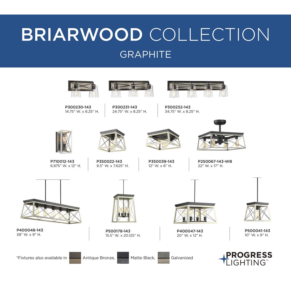Briarwood 1-Light Close-to-Ceiling