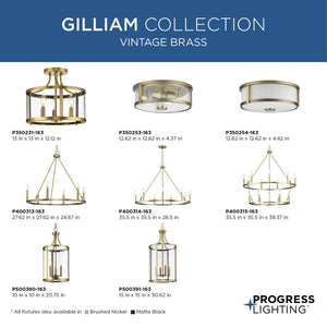 Gilliam 3-Light Close-to-Ceiling