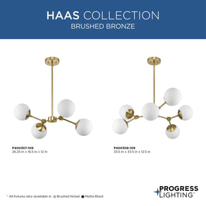 Haas 4-Light Chandelier