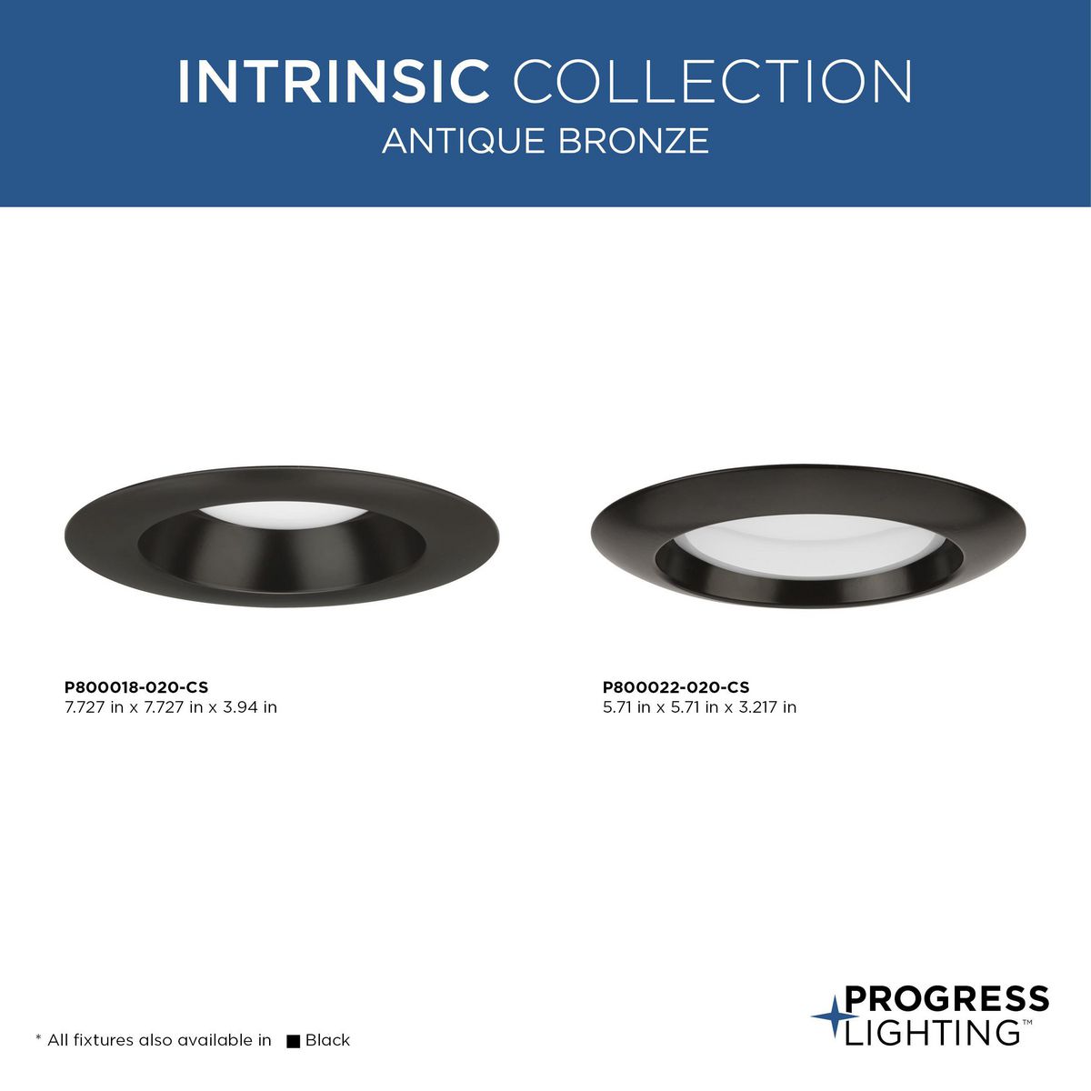 Intrinsic 4" 1-Light Eyeball Recessed Trim