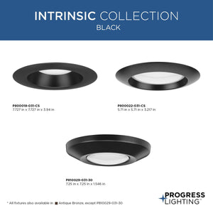 Intrinsic 4" 1-Light Eyeball Recessed Trim