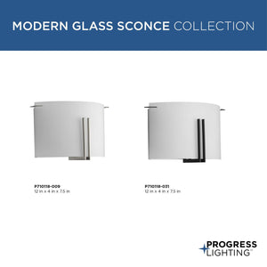 Modern Glass Sconce 2-Light Wall Sconce