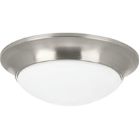 Etched Glass Flush Mount