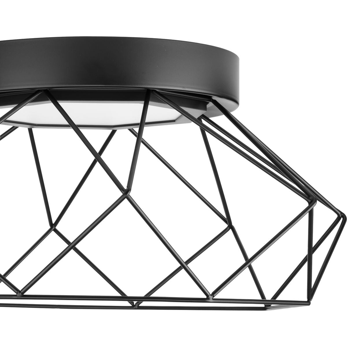 Geodesic LED 3-Light Close-to-Ceiling