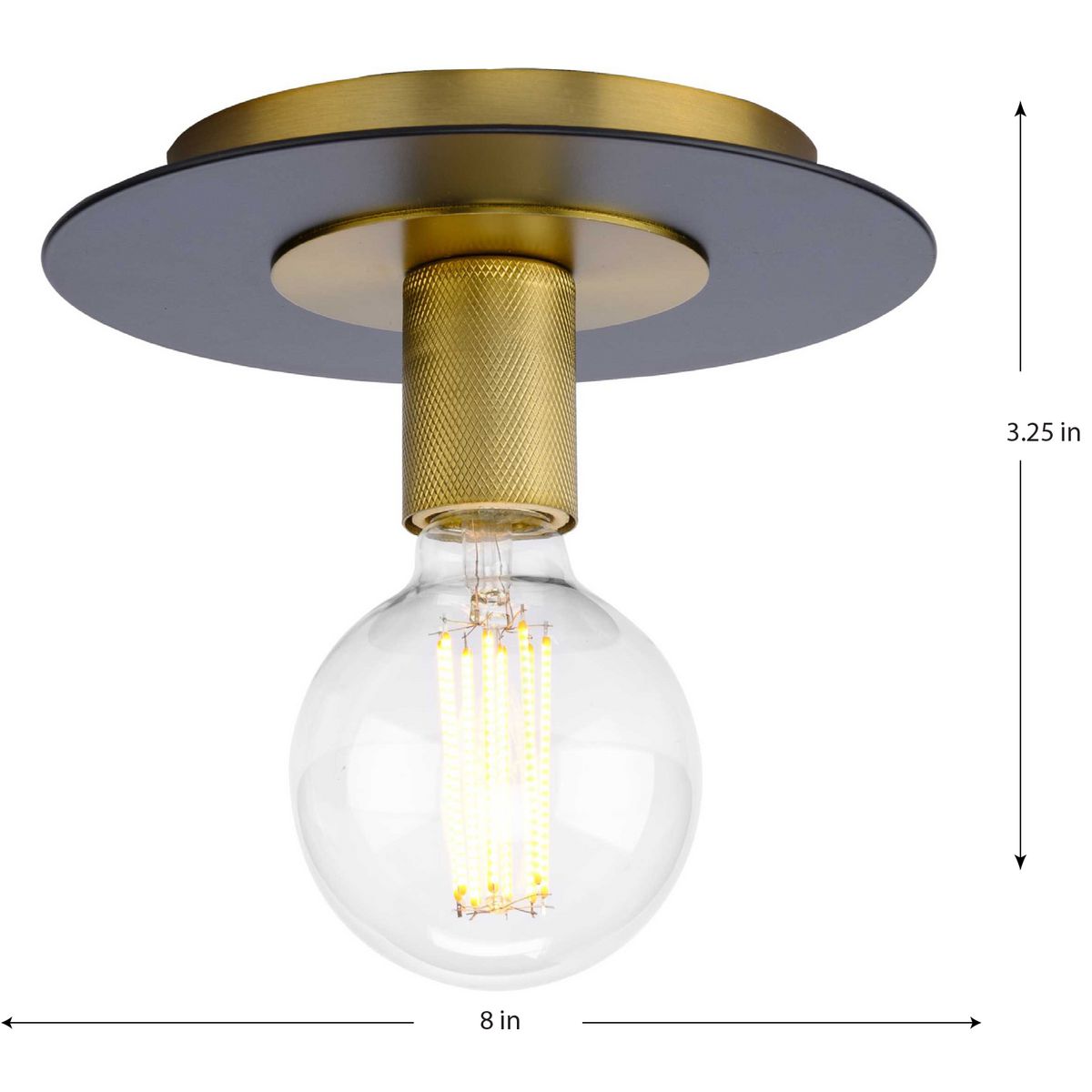 Trimble 1-Light Close-to-Ceiling