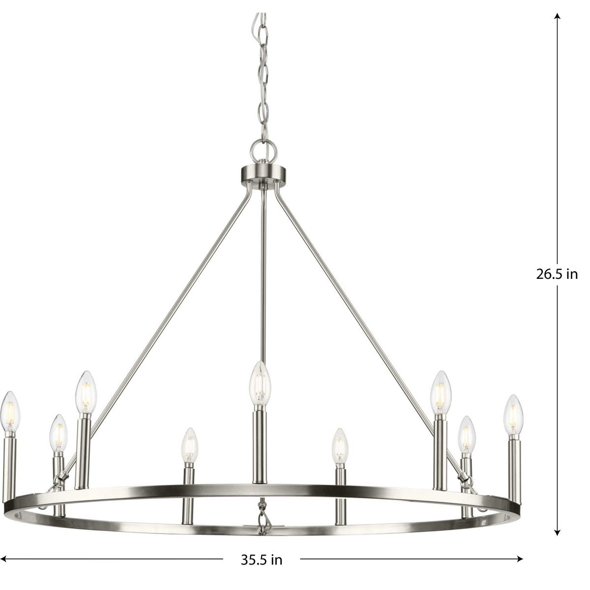 Gilliam 9-Light Chandelier