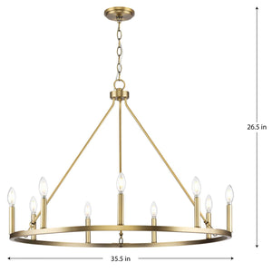 Gilliam 9-Light Chandelier