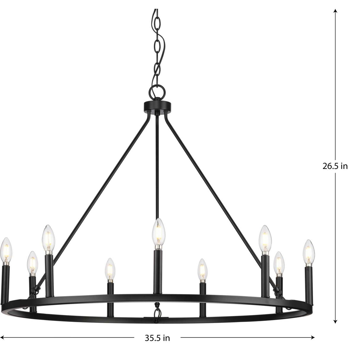 Gilliam 9-Light Chandelier