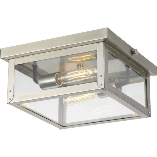 Union Square 2-Light Outdoor Flush Mount