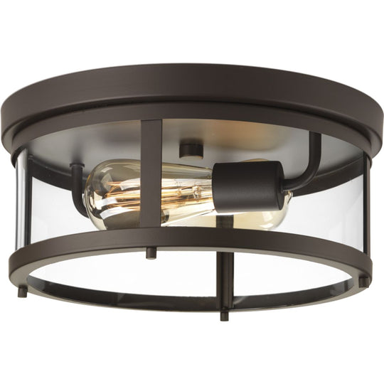 Gunther 2-Light Outdoor Flush Mount