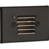 LED Louvered 1-Light Step Light with Photocell