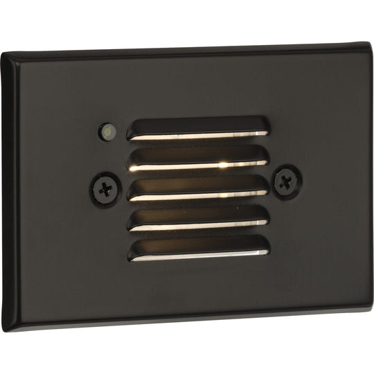 LED Louvered 1-Light Step Light with Photocell