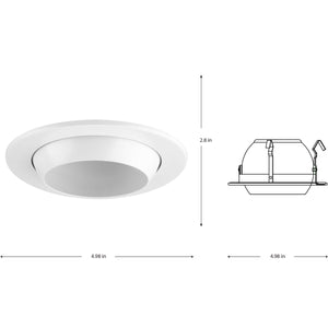 4" Recessed Eyeball Trim