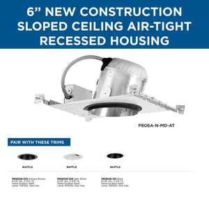 6" Recessed Slope New Air-Tight Housing