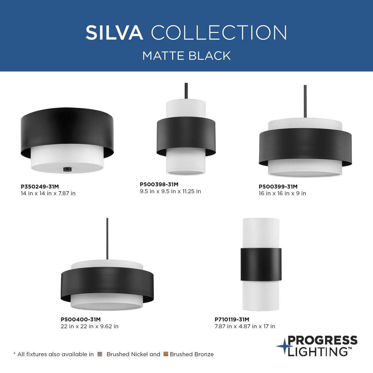 Silva 2-Light Close-to-Ceiling