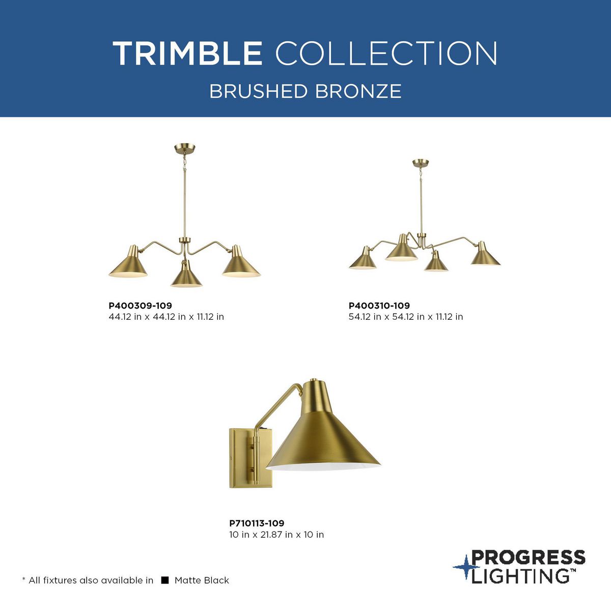 Trimble 1-Light Wall Bracket