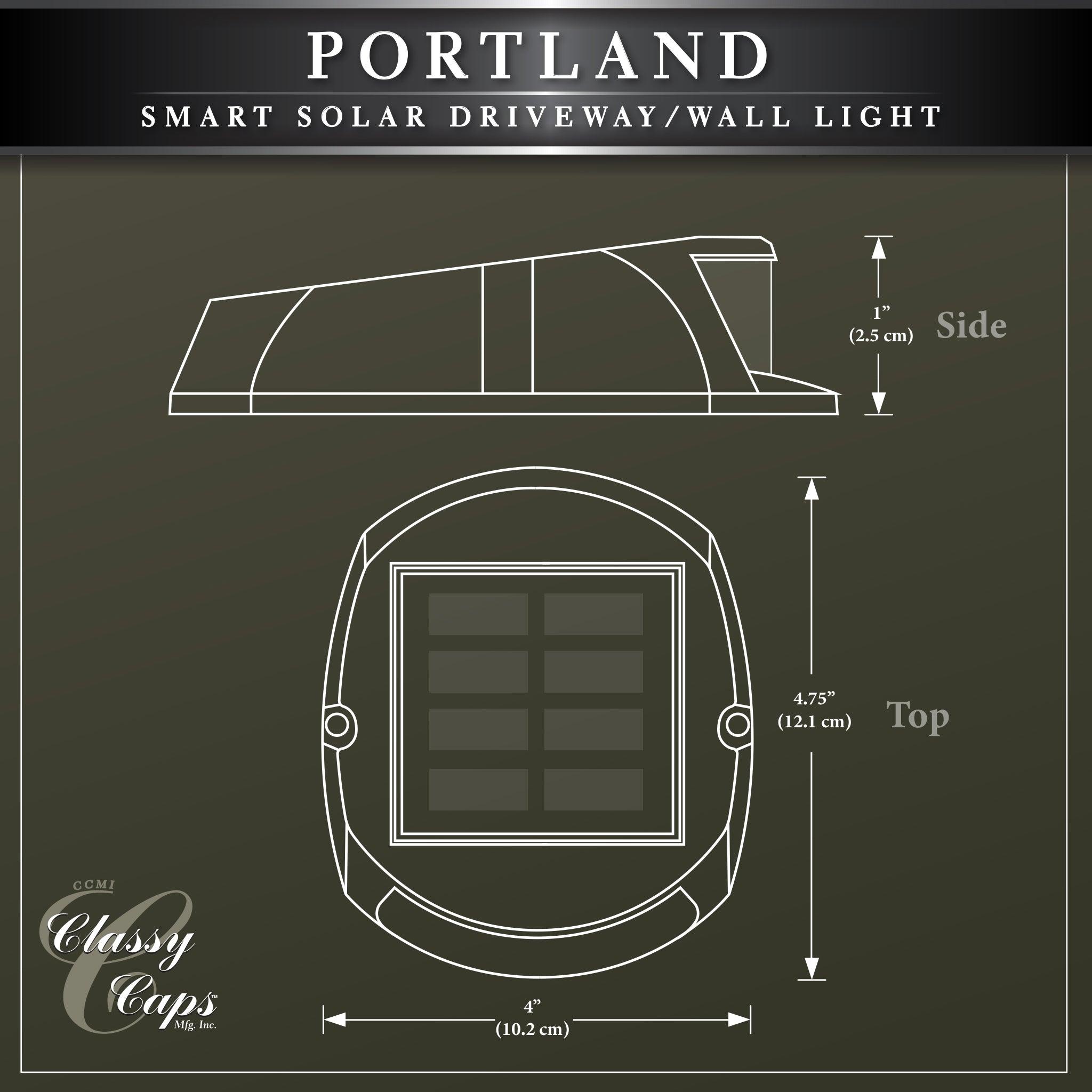 Portland Smart Solar Driveway/Wall Light