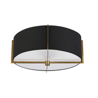 Preston 3-Light Semi-Flush Mount