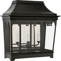 Rosedale Grand Wide 3/4 Wall Lantern