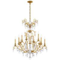 Renaissance Nouveau 12-Light Chandelier