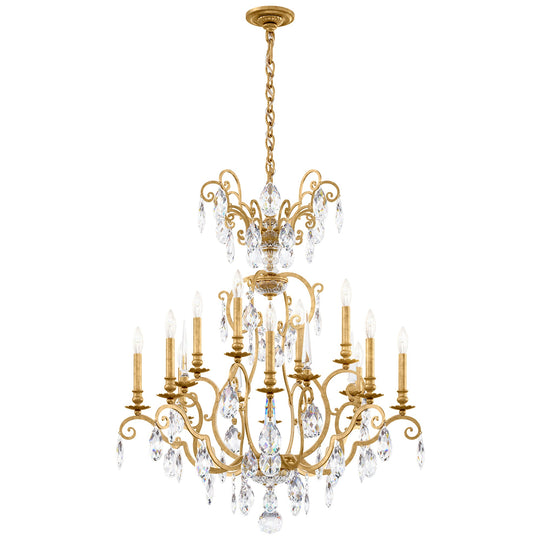 Renaissance Nouveau 12-Light Chandelier
