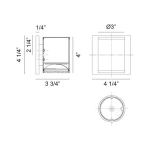 Tubular 1-Light Wall Sconce