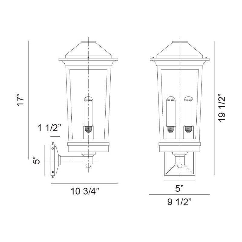 Ardenno 2-Light Wall Sconce