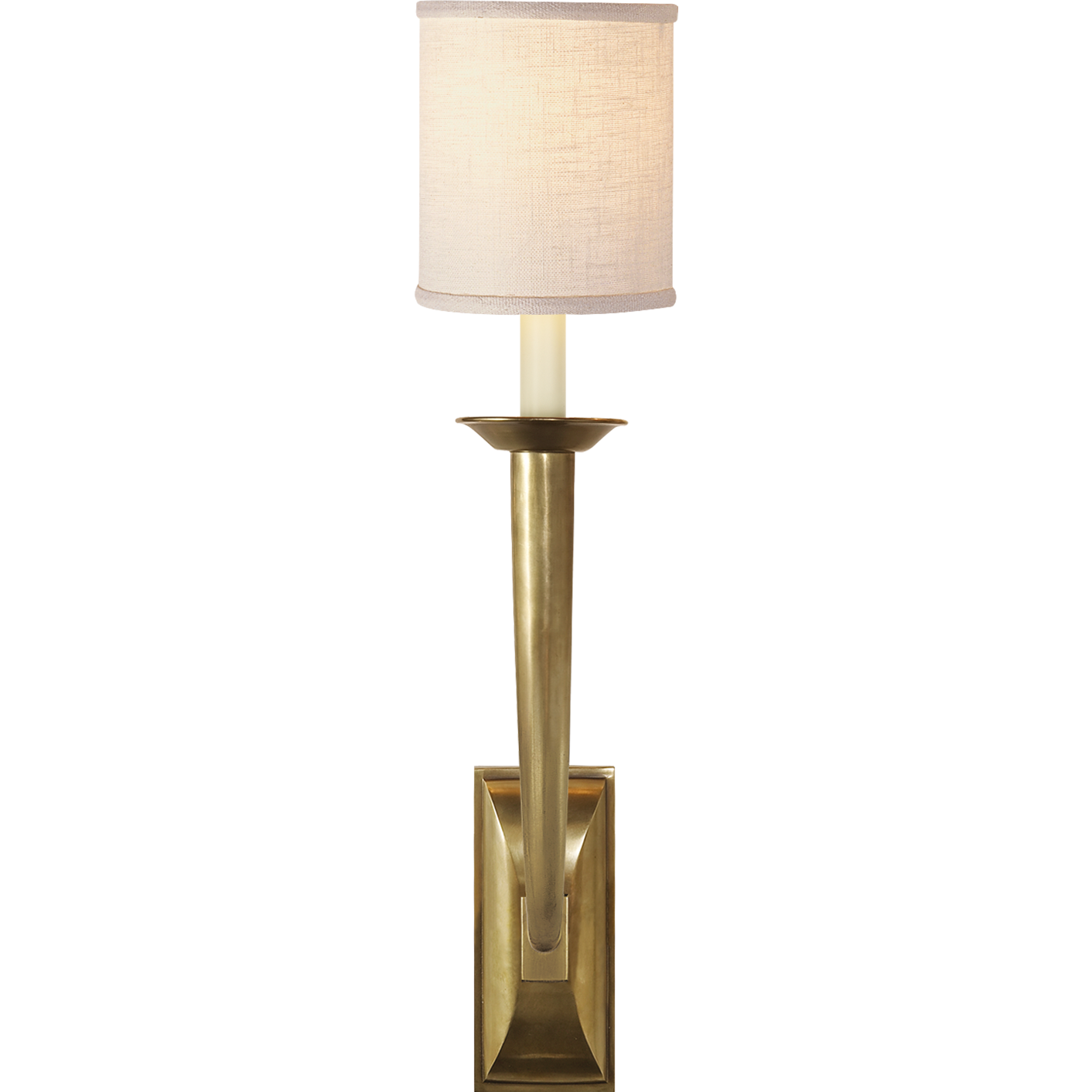 French Deco Horn Sconce