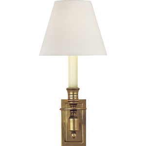 French Single Library Sconce
