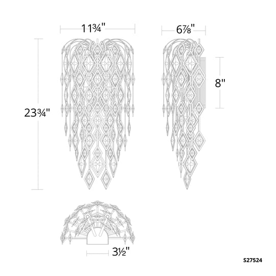 Laureline 2-Light Chandelier